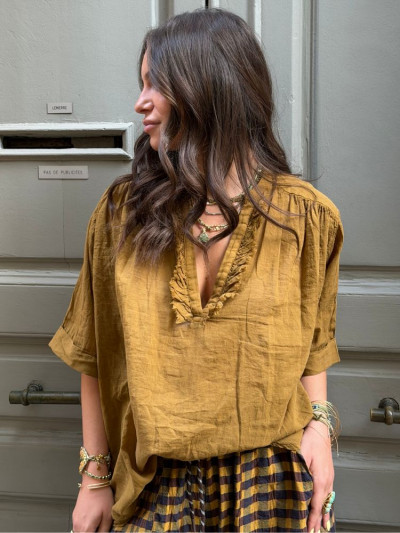 Blouse OSCAR tabac