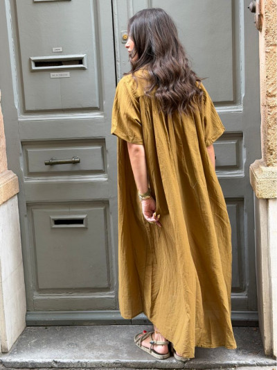 Robe PALOMA tabac