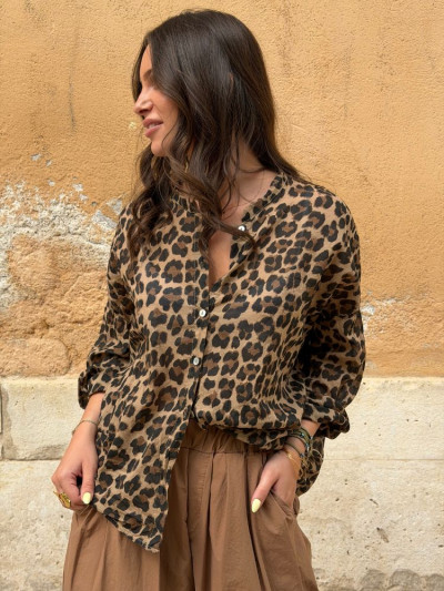 Chemise LEO camel