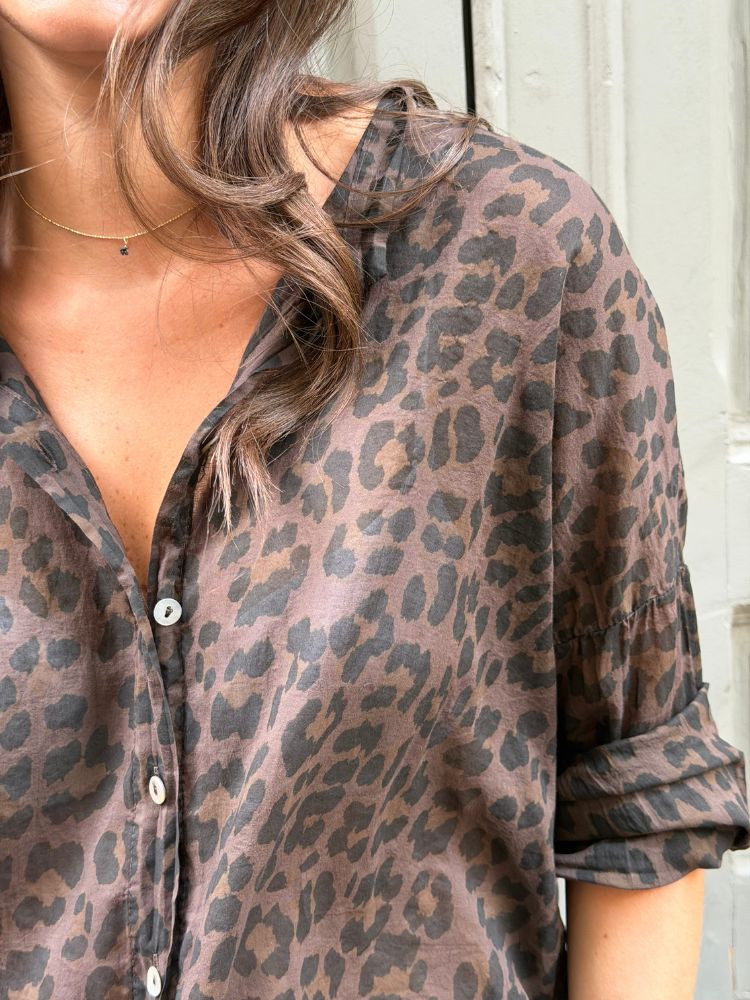 Chemise LEO choco