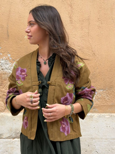 Veste NINON tabac