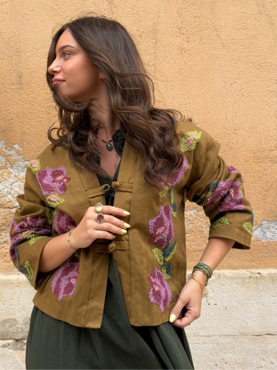 Veste NINON tabac