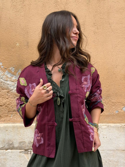 Veste NINON bordeaux