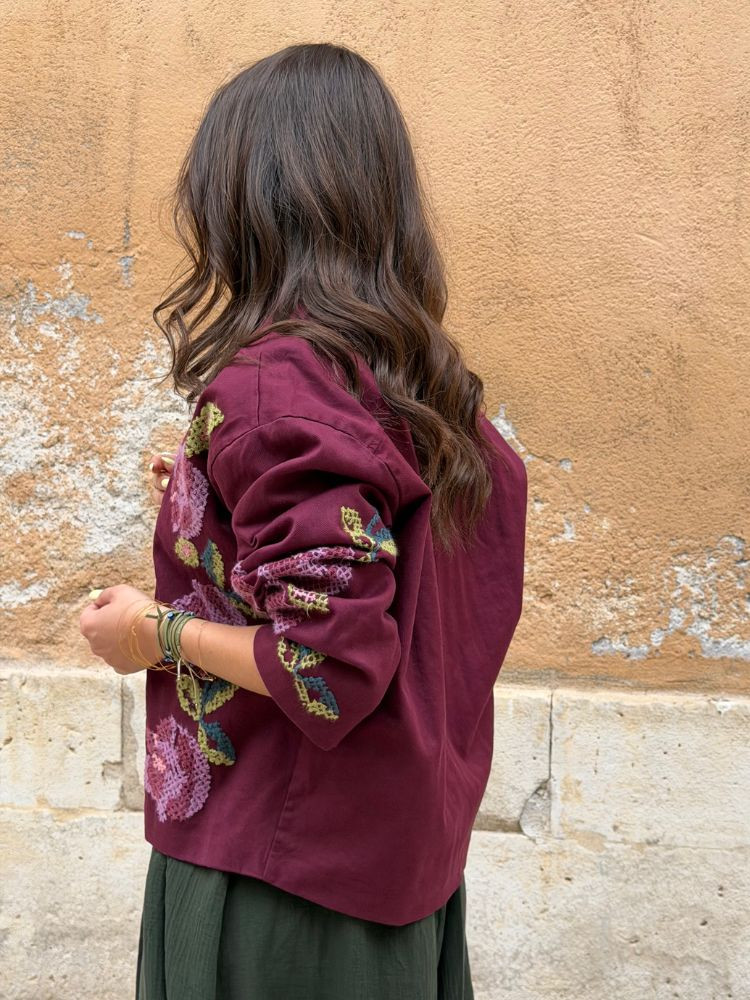 Veste NINON bordeaux