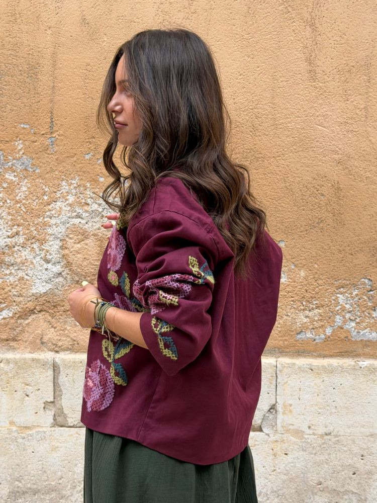 Veste NINON bordeaux