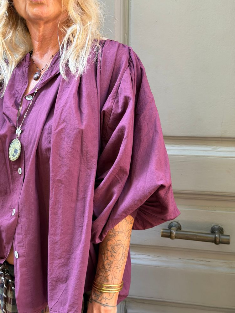 Chemise KIKI burgundy
