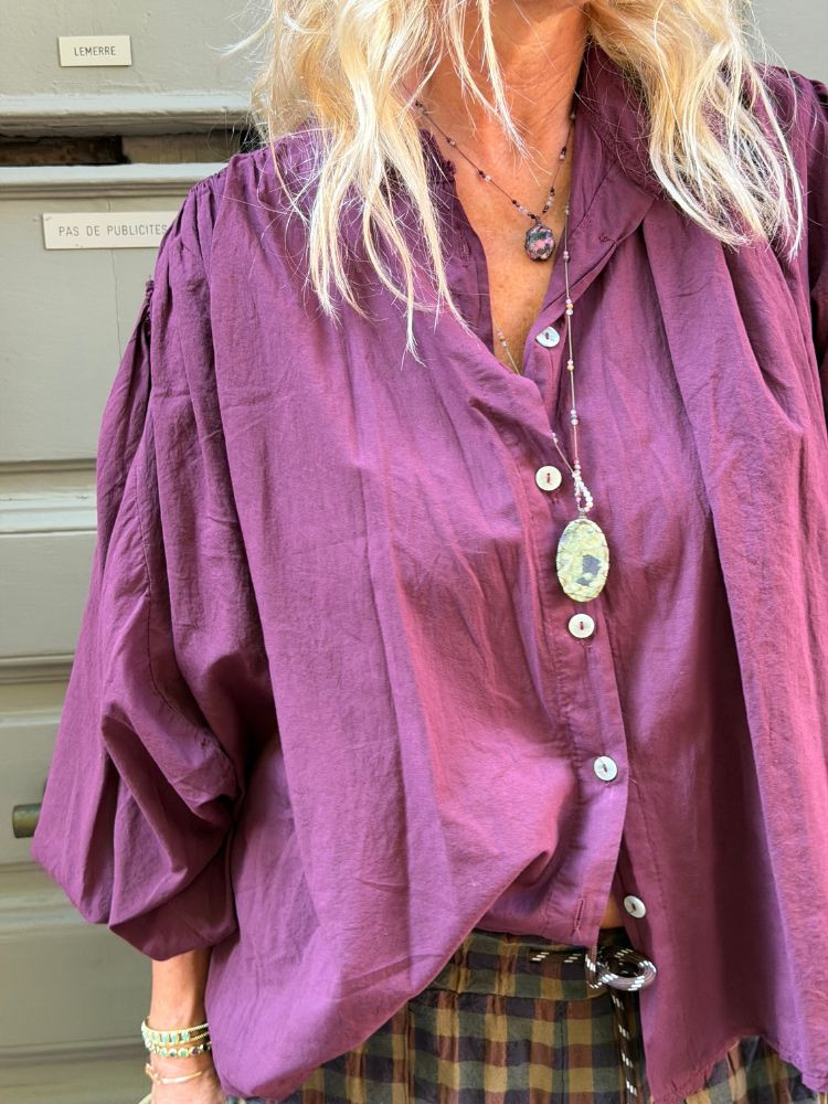 Chemise KIKI burgundy