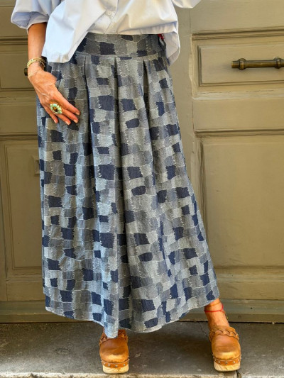 Jupe MOLLY patch denim