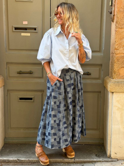 Jupe MOLLY patch denim 2