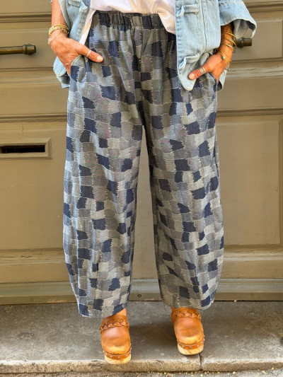 Pantalon LENY patch denim