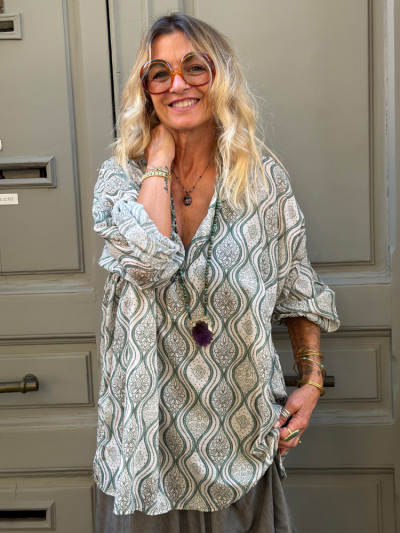 Blouse MIRABOLANO menthol