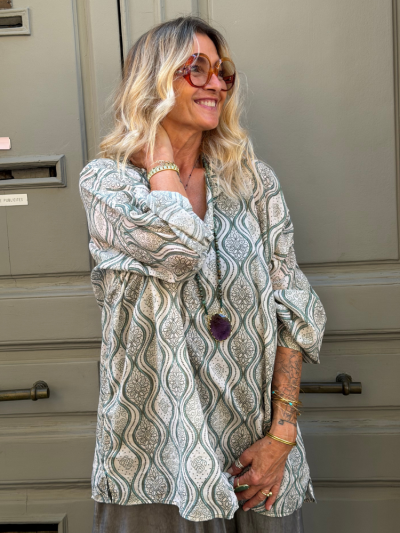 Blouse MIRABOLANO menthol
