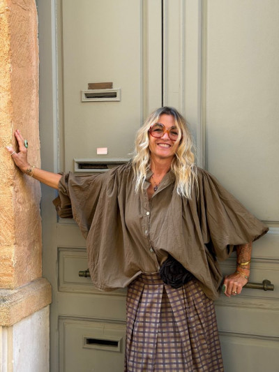 Chemise KIKI taupe