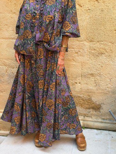 Jupe PAULINE violet
