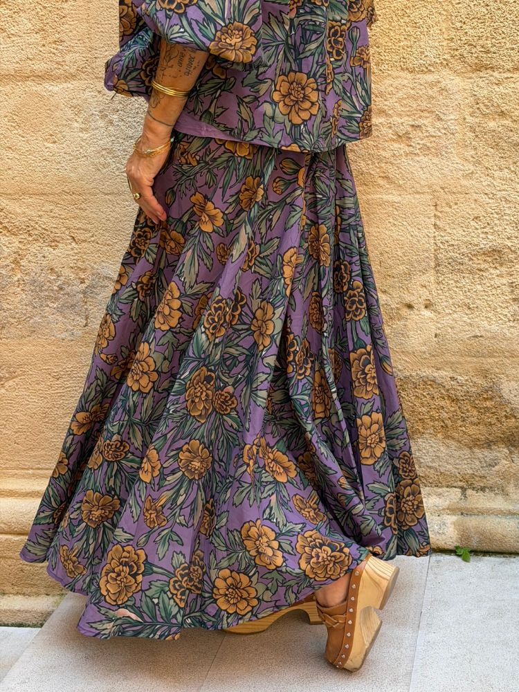 Jupe PAULINE violet