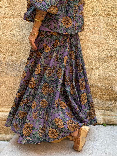 Jupe PAULINE violet