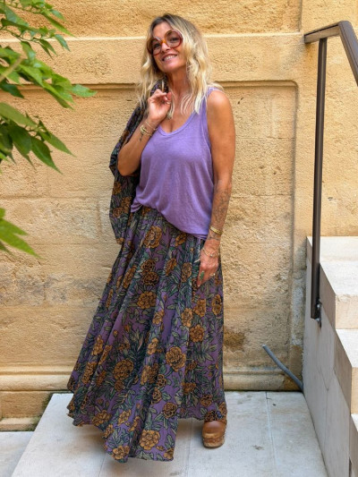Débardeur JOY lilas 2