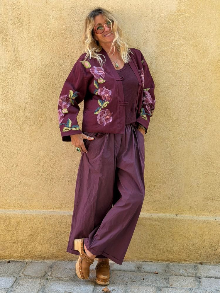 Veste NINON bordeaux