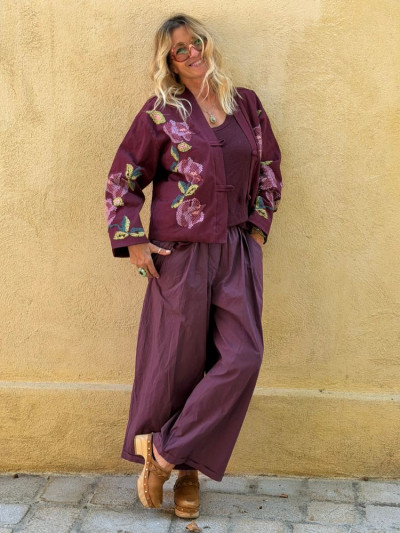Veste NINON bordeaux