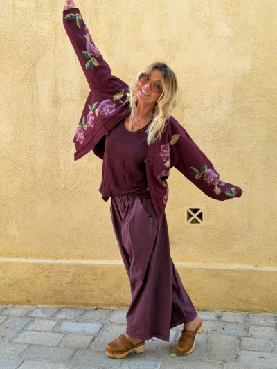 Veste NINON bordeaux