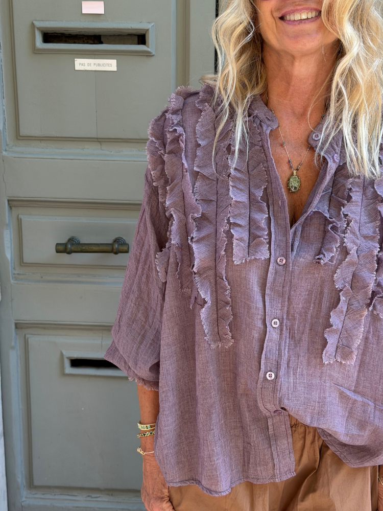 Chemise FIFOU mauve