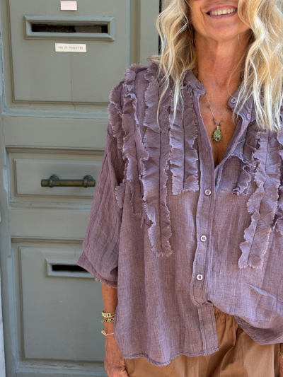 Chemise FIFOU mauve