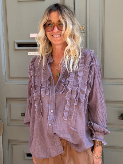 Chemise FIFOU mauve
