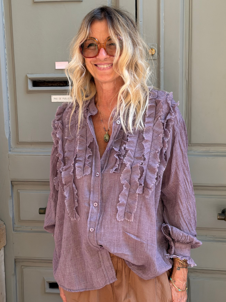 Chemise FIFOU mauve