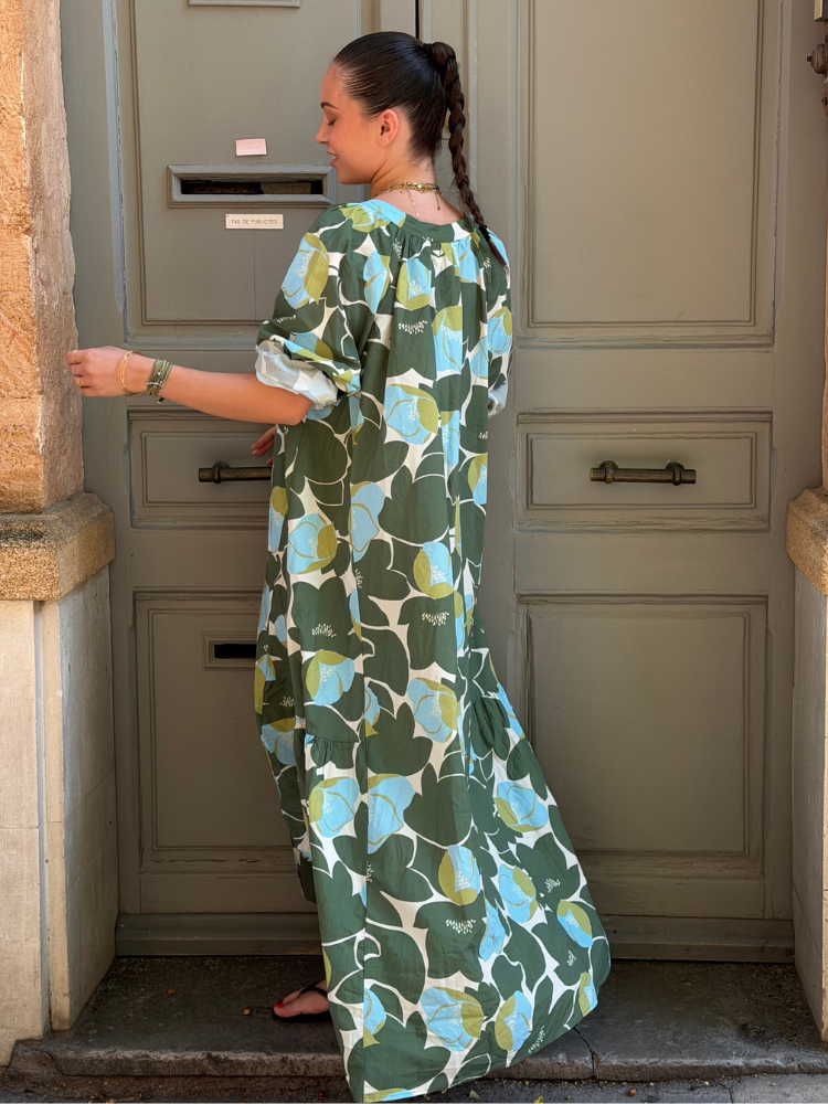 Robe KERMAN vert