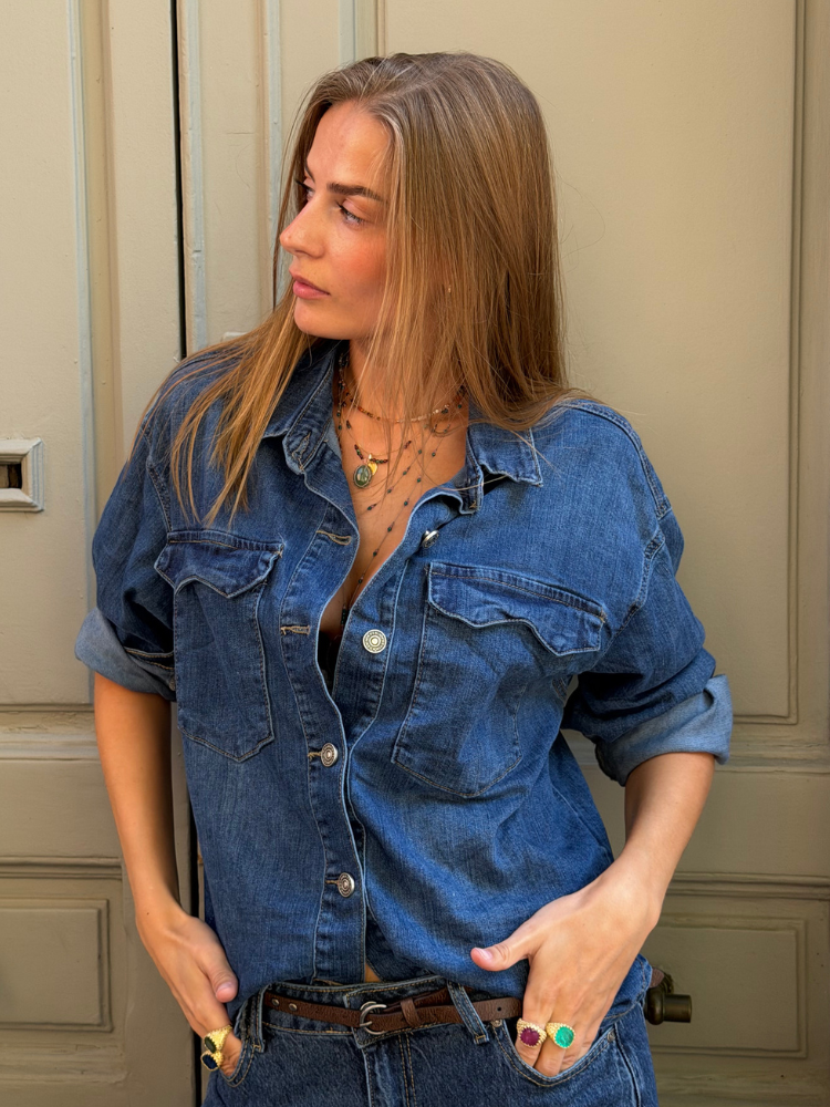Chemise MARTA bleu