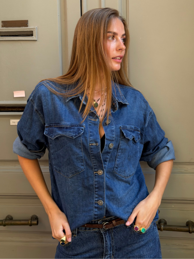 Chemise MARTA bleu