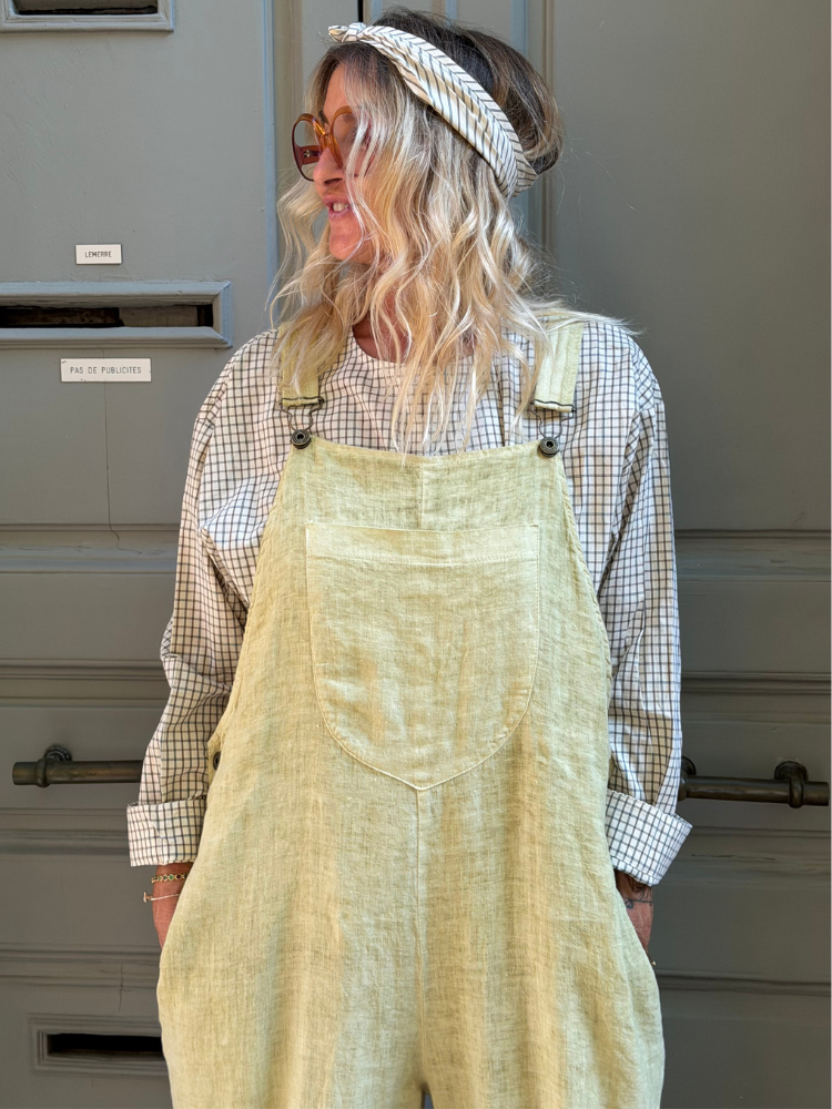 Blouse COLINE rayé écru