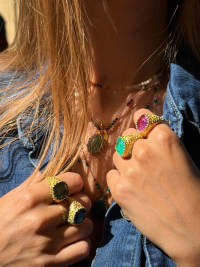 Bague ARIA turquoise 2