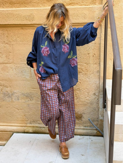 Pantalon ICE bleu 2