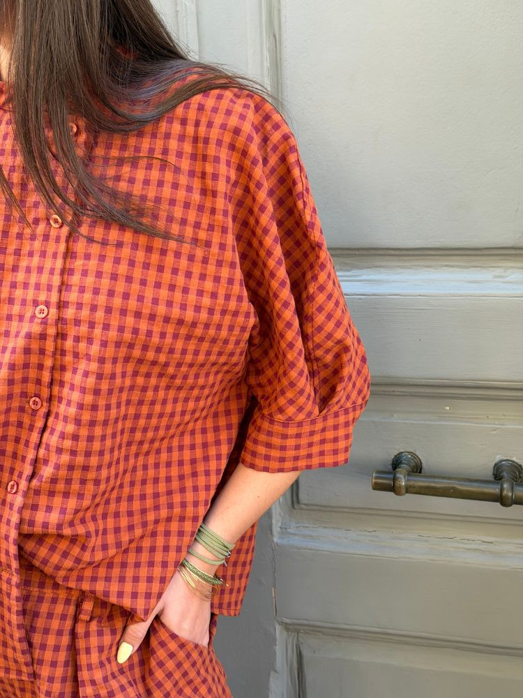 Chemise PAULKA terracotta