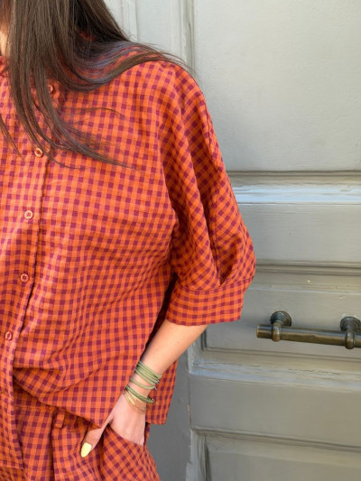 Chemise PAULKA terracotta