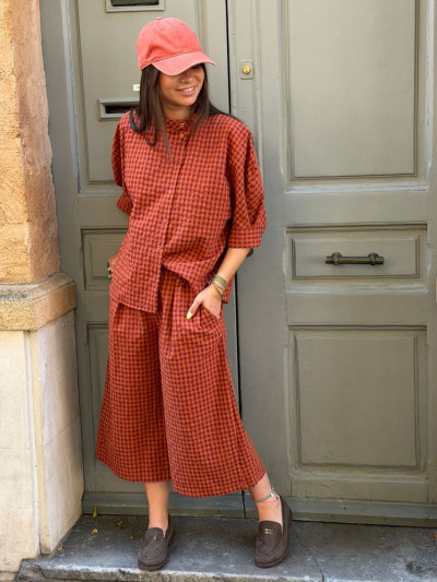Chemise PAULKA terracotta