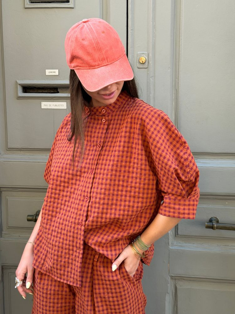 Chemise PAULKA terracotta