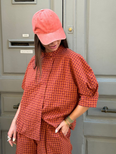 Chemise PAULKA terracotta