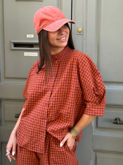 Chemise PAULKA terracotta