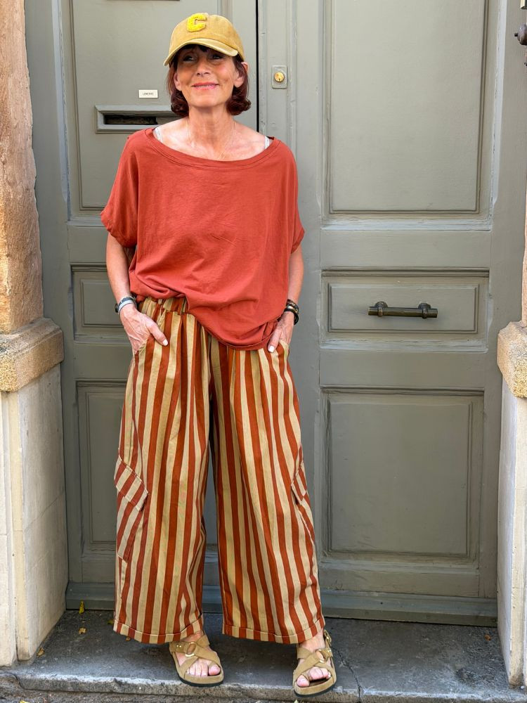 Pantalon MALIBU brique