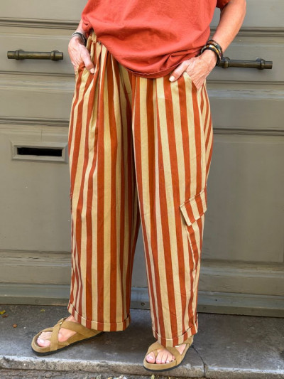 Pantalon MALIBU brique