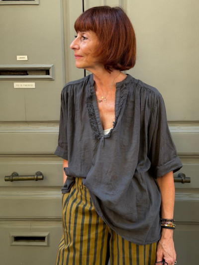 Blouse OSCAR gris