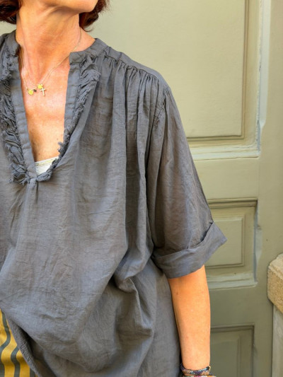 Blouse OSCAR gris