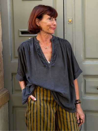 Blouse OSCAR gris