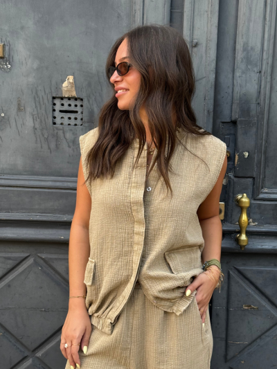 Gilet ZOE beige