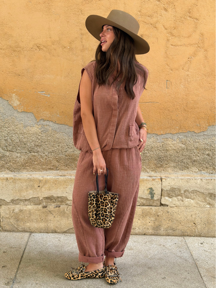 Pantalon ALINA rose