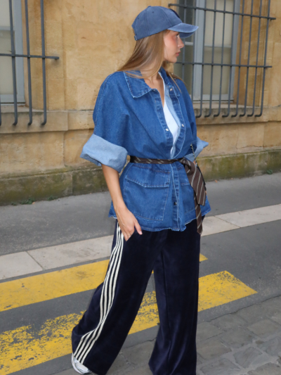 Jogging DOLLY velours marine
