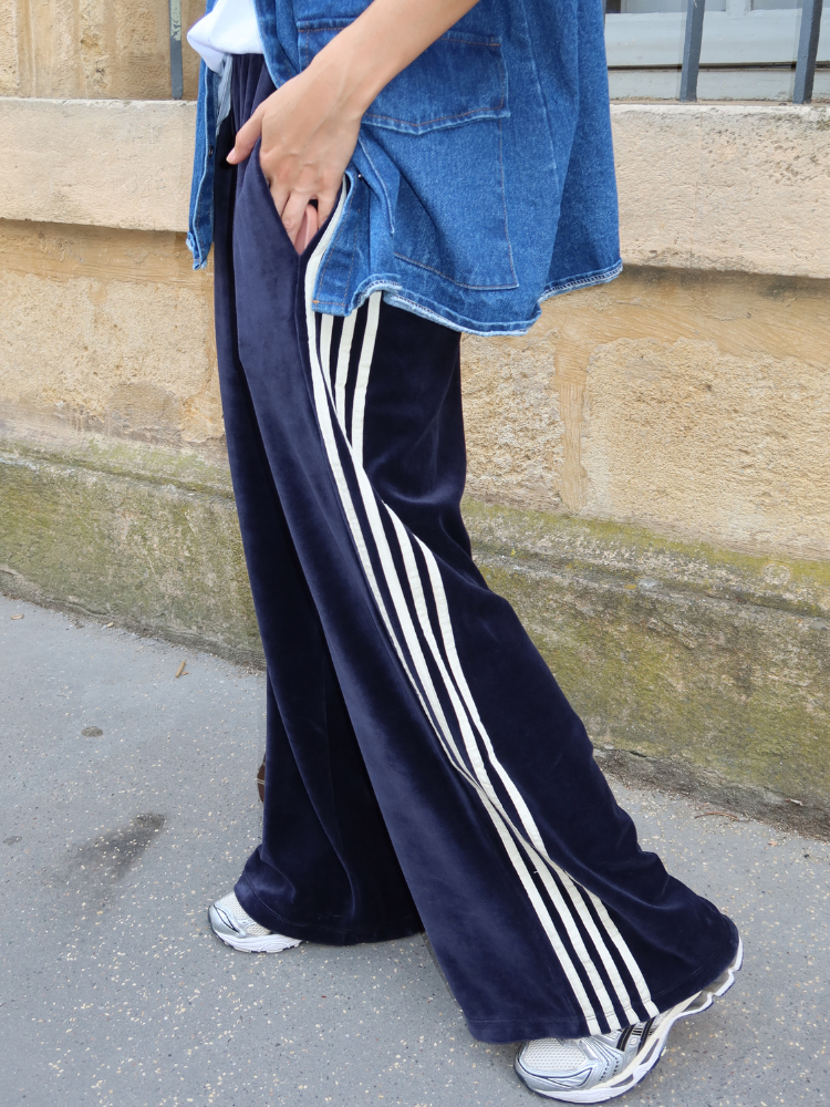 Jogging DOLLY velours marine
