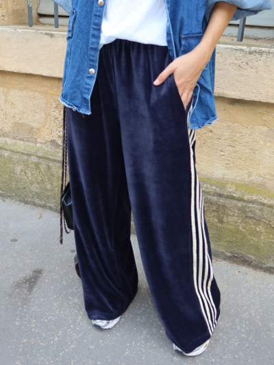 Pantalon DOLLY velours marine